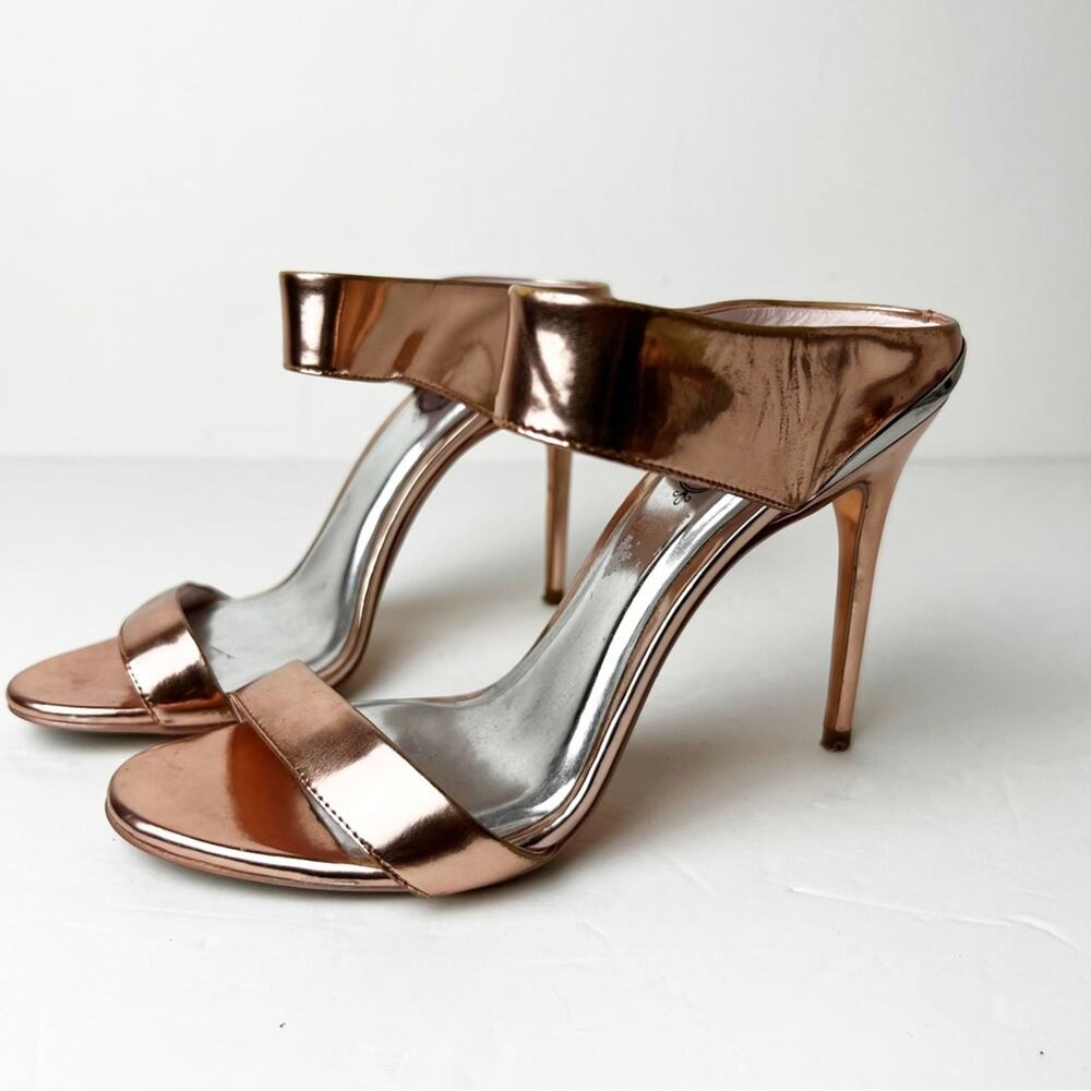 Ted Baker Metallic Pink Heels SZ 38